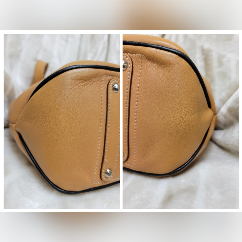 SALVATORE FERRAGAMO NICCIOLA CALF LEATHER SHOULDER BAG - Picture 7 of 16